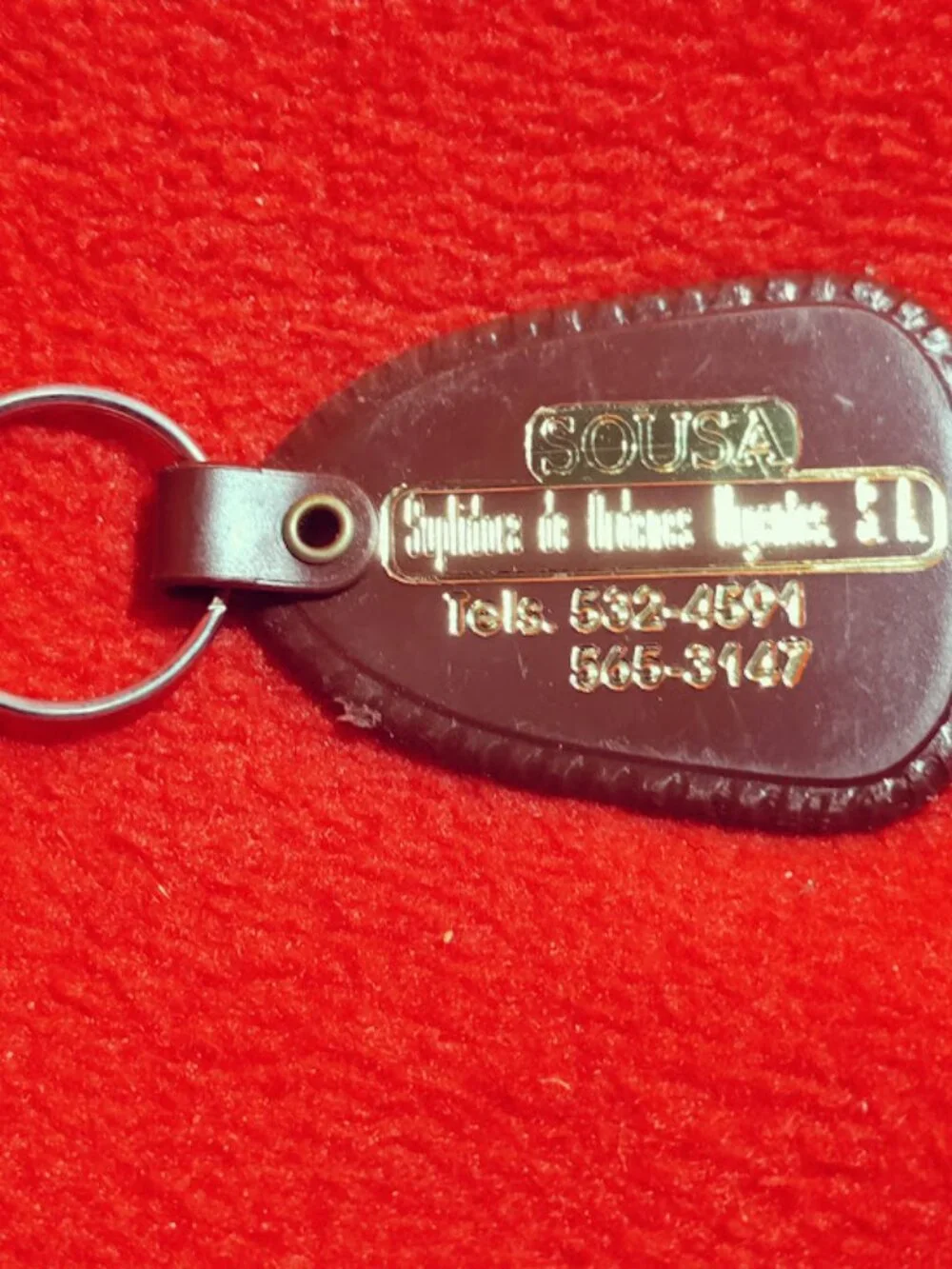 Vintage SOUSA Advertising Keychain